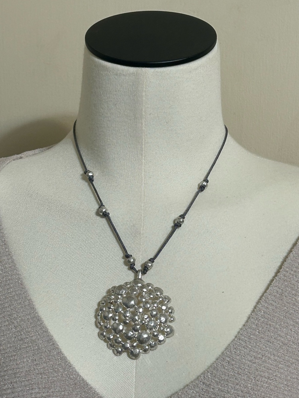 BELLA LUNA CLUSTER AND BEAD NECKLACE